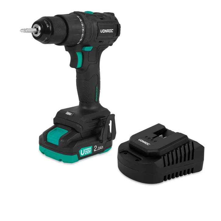 PRO Accuboormachine 20V – Brushless motor – 40Nm | Incl., Doe-het-zelf en Bouw, Gereedschap | Boormachines, Nieuw, Verzenden