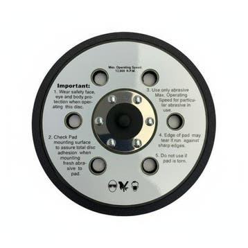 Bieden: Mirka Velcro 6 Hole 150 mm Sanding Backing Pad 5/16, Ophalen of Verzenden, Nieuw