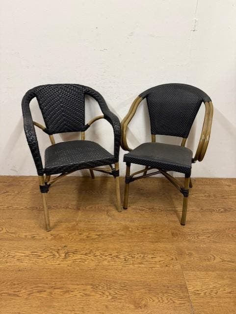 Set Terrasstoelen (2 stuks) - S4189- Vintage/Café, Tuin en Terras, Aarde en Mest, Ophalen