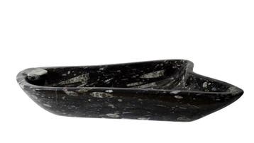 Sanifun Waskom Ventura orthoceras marmer zwart, Nieuw, Overige typen
