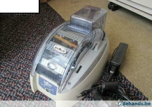 EVOLIS Tattoo Rewrite Kaart Card Printer USB 300DPi, Informatique & Logiciels, Imprimantes, Enlèvement ou Envoi