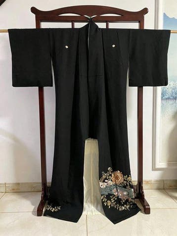 kimono japonais traditionnel en soie - Soie - Japon -