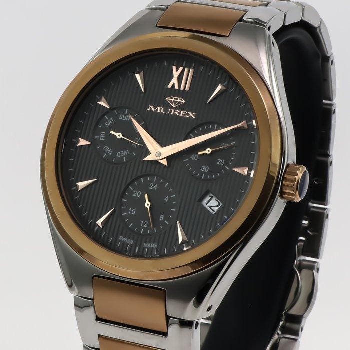 Murex - Swiss Chronograph - MUC636-SR-2 - Sans prix de, Handtassen en Accessoires, Horloges | Heren