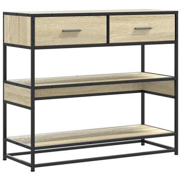 Wandtafel 90x35x80 cm sonoma eiken - 42% korting voor jou..., Huis en Inrichting, 50 tot 100 cm, Verzenden, Zo goed als nieuw