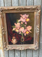 Joan Baptist Nicolas Van Gent (1891-1974) - Stillife Orchids, Antiek en Kunst
