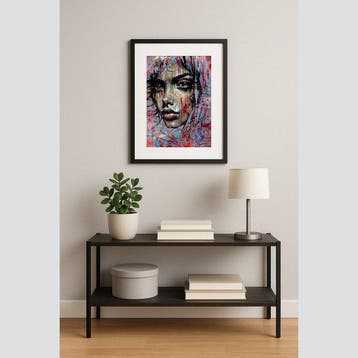 Vin Dantes - Beautiful Chaos - (100% Hand Painted Original), Antiek en Kunst