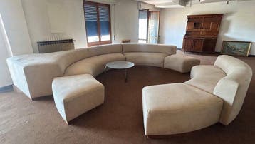 Sofa - Katoen, Hout - Vintage modulaire bank