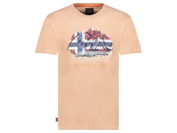 Veiling - Geographical Norway Jummit Shirt Taupe - M, Kleding | Heren, T-shirts, Nieuw