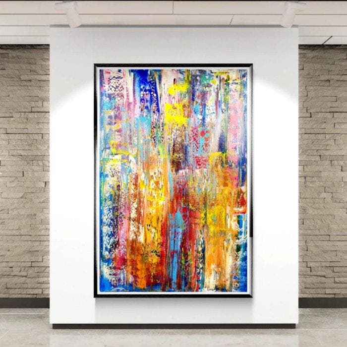 Luc Mora - The blue couple - XXL, Antiquités & Art, Art | Objets design