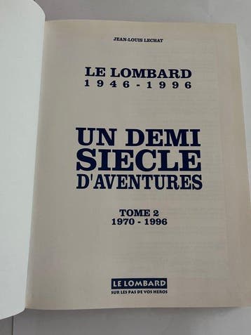 Le Lombard, un demi siècle daventures T1 + T2 + plaquette -, Boeken, Nieuw