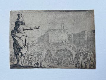 Jacques Callot (1592-1635) - Une Fête sur la Place de la
