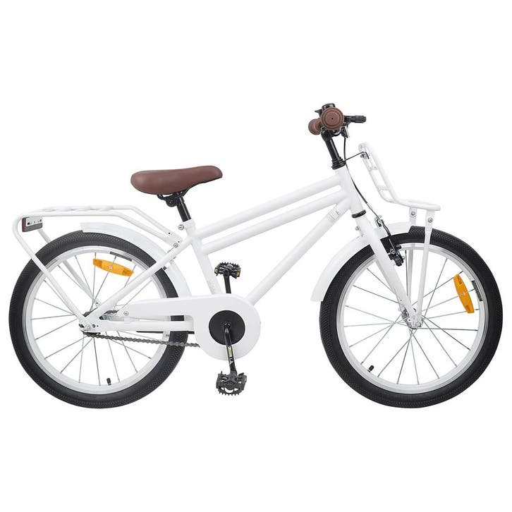 vidaXL Kinderfiets 22 Inch voor 7-12 jaar oud Wit, Fietsen en Brommers, Fietsen | Racefietsen, Nieuw, Verzenden