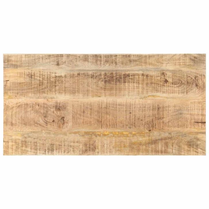 vidaXL Tafelblad 25-27 mm 100x60 cm massief mangohout, Huis en Inrichting, Tafelonderdelen, Nieuw, Verzenden