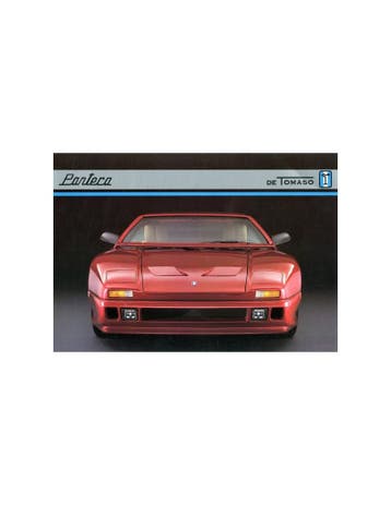 1992 DE TOMASO PANTERA BROCHURE, Ophalen of Verzenden, Nieuw