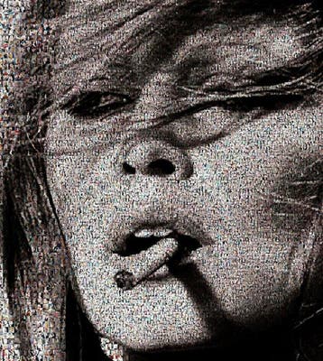 Crypto Bardot - Les Pétroleuses - Format XL 50x75 - Brigitte