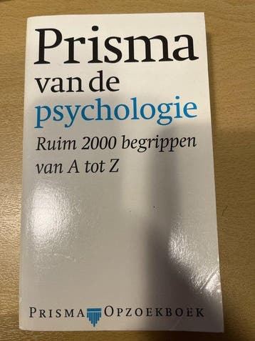 Prisma van de psychologie / Prisma pocket woordenboek, Verzenden, Gelezen, K. van Petersen