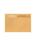 1964 OPEL ADMIRAL A BROCHURE NEDERLANDS, Ophalen of Verzenden, Nieuw