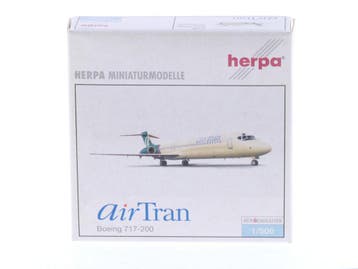 Schaal 1:500 Herpa 513463 Boeing 717-200 AirTran Airways..., Ophalen of Verzenden, Zo goed als nieuw