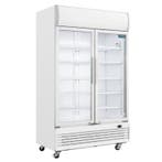 Polar G-serie tweedeurs displaykoeling met lichtbak 950 lite, Verzenden