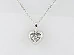 Ketting met hanger - 14 karaat Witgoud - 2.05ct. tw. Diamant