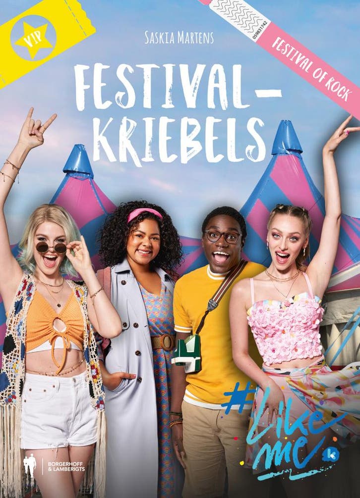 Festivalkriebels / #LikeMe / 3 9789464759075 Saskia Martens, Livres, Livres pour enfants | Jeunesse | 13 ans et plus, Envoi