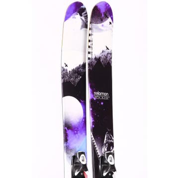 184 freeride skis SALOMON ROCKER 122, woodcore + zonder bin, Verzenden, Gebruikt, Salomon