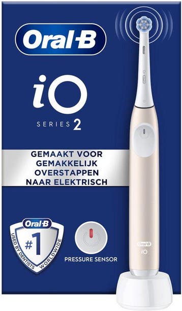 Oral-B iO2 Elektrische Tandenborstel - Calm Pink - 1 stuk, Verzenden