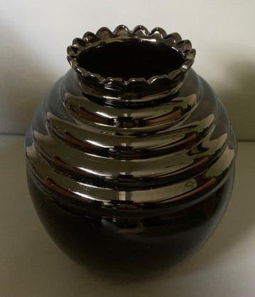 Verreries DOYEN - Vaas - Floralies - glas HYALIET Art Deco