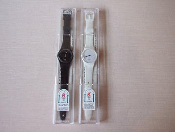 SWATCH Gent Special Set BLACK & WHITE - GZS 10 - Olympische, Nieuw