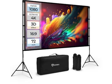 Lunaro Projectiescherm 72 inch - Projectiescherm -, Verzenden