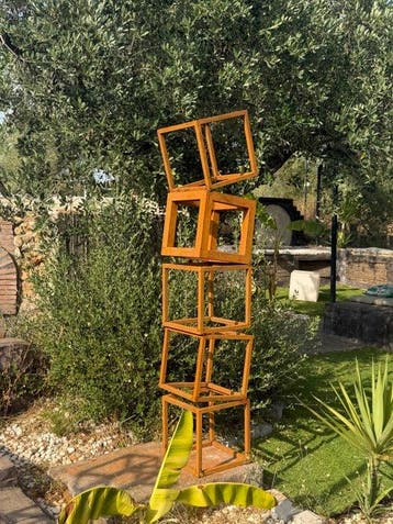 Ana Lucia B.M - Sculpture Corten - BIG XXL -