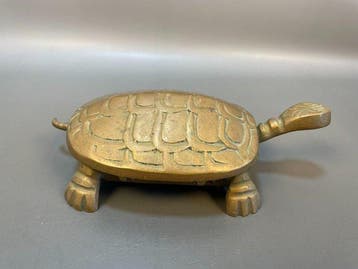 Cendrier - Cuivre - Turtle Ashtray, Antiquités & Art