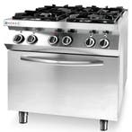 Fornuis + Heteluchtoven | KitchenLine | Gas/Elektrisch | 4, Verzenden, Nieuw in verpakking