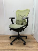 Refurbished Herman Miller Mirra Lime Yellow - 50 stuks, Verzenden, Geel, Zo goed als nieuw, Bureaustoel
