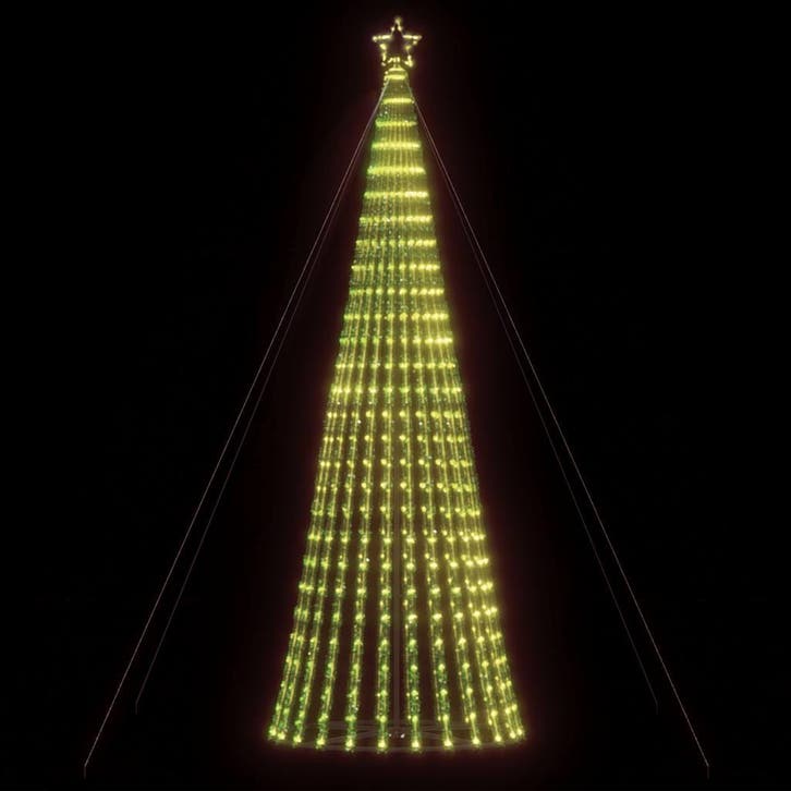vidaXL LED-kerstboom 1028 LEDs warm wit 403 cm, Divers, Noël, Envoi