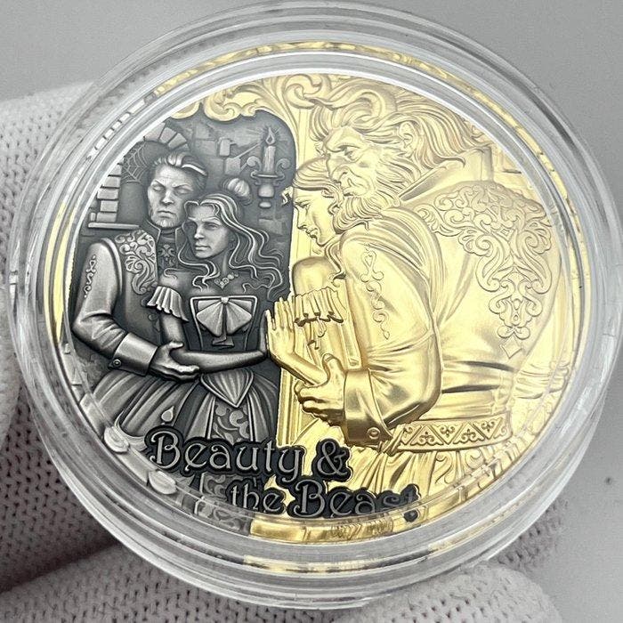 Kameroen. 2000 Francs 2024 – Beauty & The Beast – 2 oz, Timbres & Monnaies, Monnaies | Europe | Monnaies non-euro