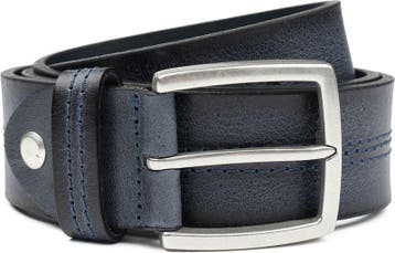 Suitable Riem Leer Navy maat 105 Heren, Vêtements | Hommes, Ceintures, Verzenden, Riem of Ceintuur