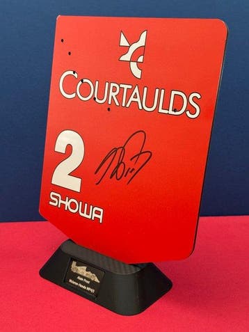 Mclaren - Alain Prost - 1989 - Plaque d’extrémité d’aile