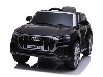 Audi Q8 Quattro S-line, 12 volt elektrische kinderauto met E, Ophalen of Verzenden, Nieuw