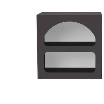 Evila Nachtkastje - Antraciet - Nieuw/Ongebruikt - Melamine, Huis en Inrichting, Verzenden, Nieuw, 45 tot 65 cm, Minder dan 55 cm