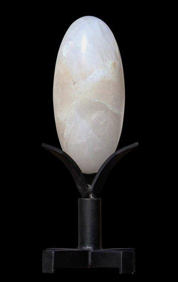 Géant Lingam en cristal de quartz blanc pesant 3,53 kg - 23