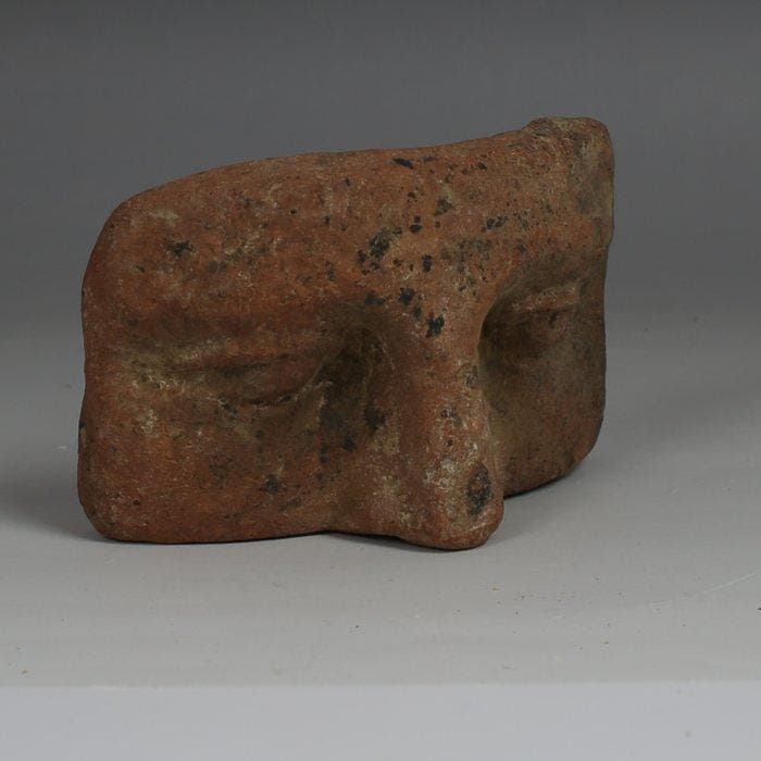 Etruscan Aardewerk Anatomisch votiefmodel van een paar ogen, Verzamelen, Mineralen en Fossielen