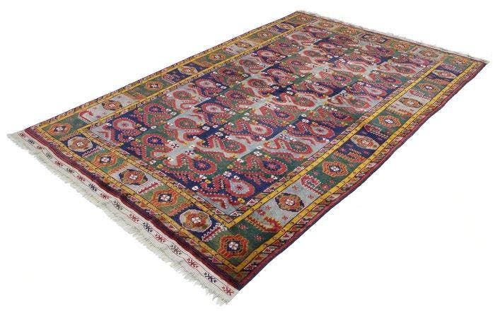 Antiek Kaukasische Kazak Shirvan ouder dan 60 jaar -, Huis en Inrichting, Stoffering | Tapijten en Vloerkleden