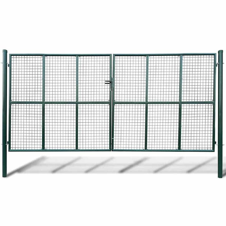 vidaXL Tuinhek van gaas 400x175 cm, Tuin en Terras, Tuinpoorten, Nieuw, Verzenden