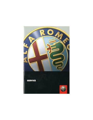 1999 ALFA ROMEO SERVICE HANDBOEK, Ophalen of Verzenden