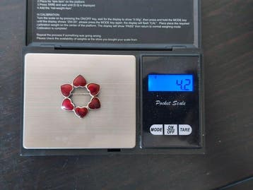 Zonder minimumprijs - Broche Zilver, Smalti - Volmer Bahner