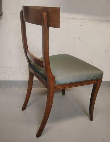 Chaise - chaise à létrusque - Acajou, Antiquités & Art