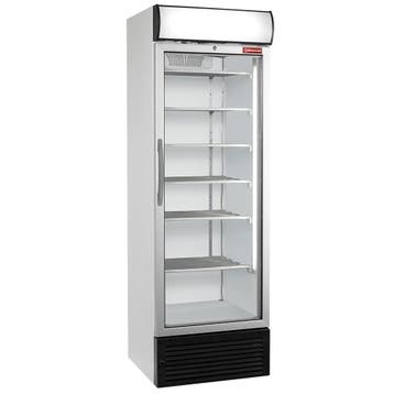 Statische/geventileerde negatieve T° vitrine, 500 liter, met, Verzenden