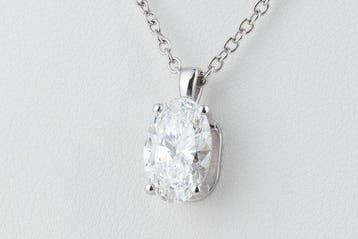 Sans prix de réserve - Chaîne - 14 carats Or blanc - 2.01ct.