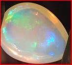 1 pcs Wit, Meerkleurig, Groen, Blauw, Rood Opaal - 23.61 ct, Nieuw